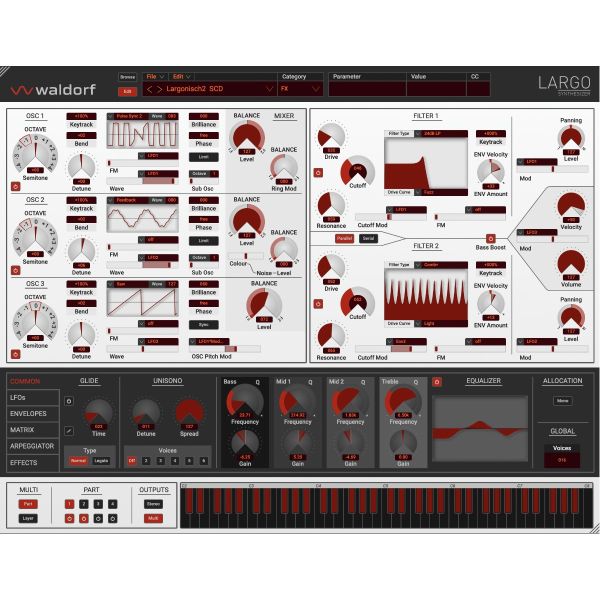 Waldorf Largo 2 - Wavetable- und VA-Synthesizer - Download