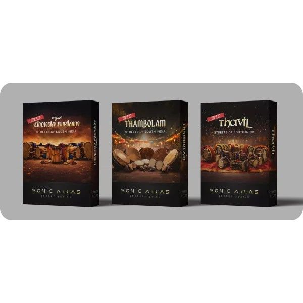 Pitch Innovations Street of South India Bundle (3packs) - drei südindische Percussion-Kits für Sonic Atlas - Download