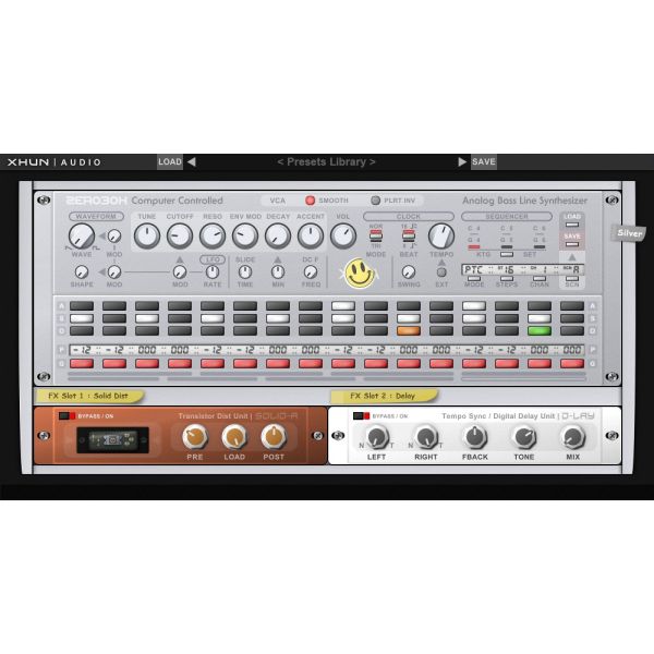 Xhun Zerobox - analog modellierter Bassline-Synthesizer - Download