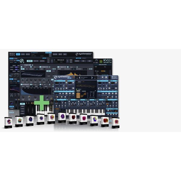 KV331 SynthMaster Everything Bundle - Synthesizer-Bundle mit allen Preset-Bänken - Download