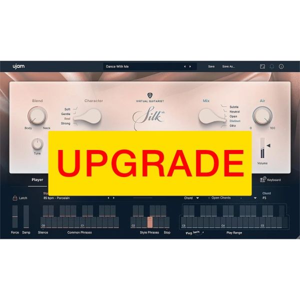 UJAM Upgrade SILK 2 - virtueller Nylongitarrist für Besitzer der Vorversion - Download