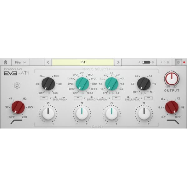 Kuassa EVE-AT1 - parametrischer 4-Band-EQ nach Neve 1081 - Download