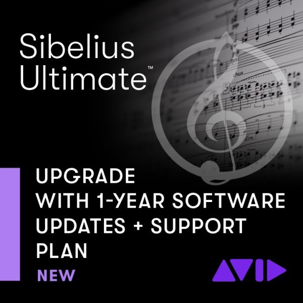 Avid Sibelius Ultimate 1-Year Software Updates+Support - professionelle Notation mit unbegrenzten Notenzeilen - Download