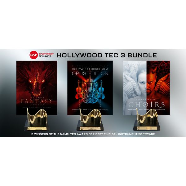 EastWest HOLLYWOOD TEC 3 BUNDLE - Bundle aus drei Gewinnern des NAMM TEC Award - Download