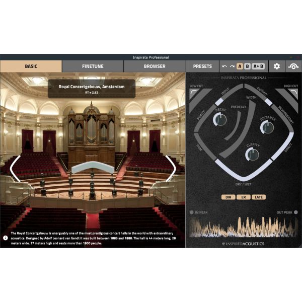 Inspired Acoustics Inspirata Professional - immersive Hall-Workstation bis 7.1.4 und Dolby Atmos - Download