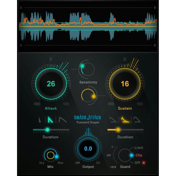 Waves Smack Attack - Transientenformer für Schlagzeug und perkussive Klänge - Download