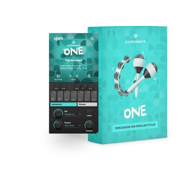 UJAM Groovemate ONE - virtueller Percussionist für Shaker, Claps und Tamburin - Download