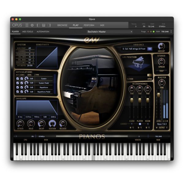 EastWest BOSENDORFER 290 PLATINUM - virtuelles Klavier mit besonders weichem Klang - Download