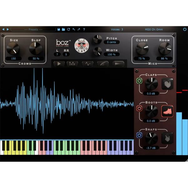 Boz El Clapo 2 - virtuelles Instrument für Handclaps - Download