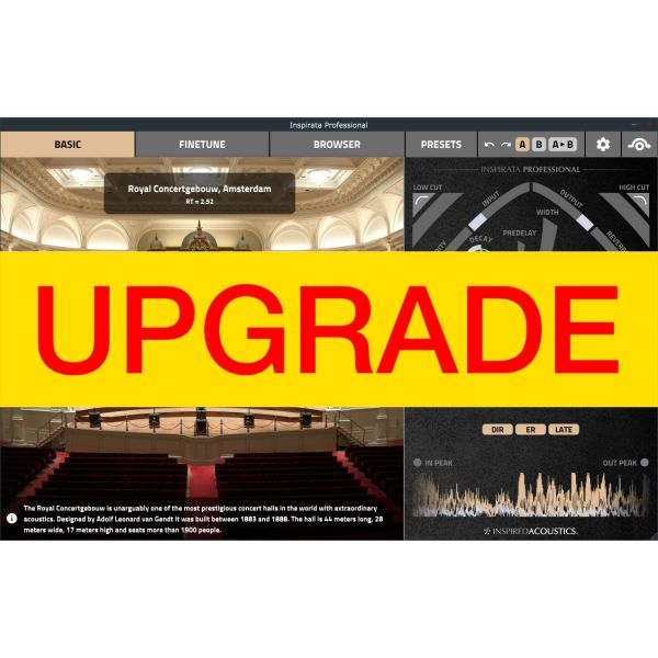 Inspired Acoustics Inspirata Personal > Professional UPG - Hall-Workstation, Upgrade von Personal auf Professional - Download