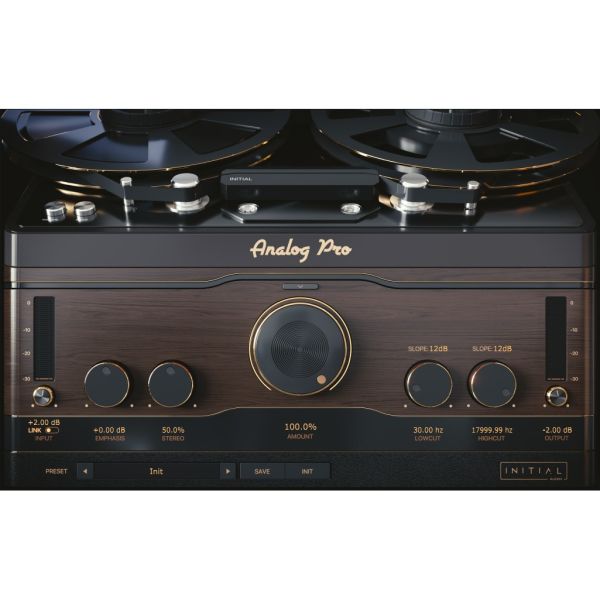 Initial Audio Analog Pro - Lo-Fi-Prozessor mit Band-, Röhren- und Vinyl-Simulation - Download