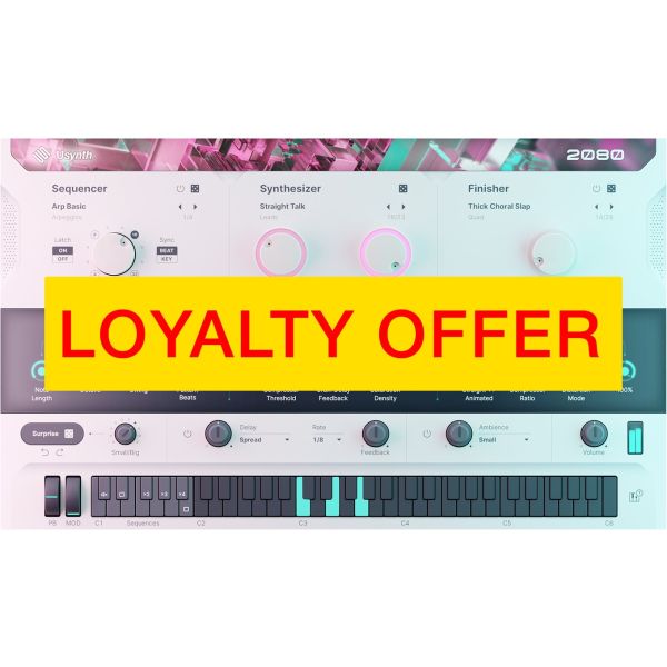 UJAM 2080 Loyalty Offer - Synthwave-Synthesizer für Sounds im Stil der 80er - Download