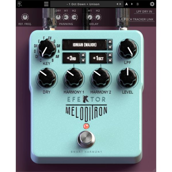 Kuassa Efektor Meloditron - intelligenter monophoner Harmonizer - Download