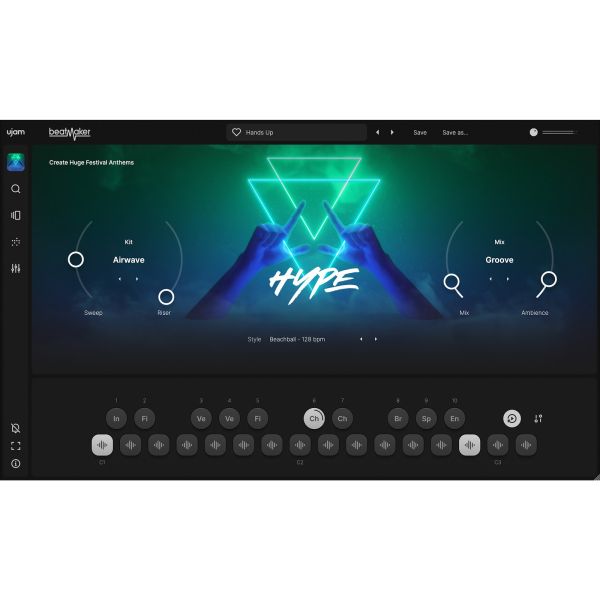 UJAM HYPE - virtuelle Drum-Machine für EDM und Festival-Hymnen - Download