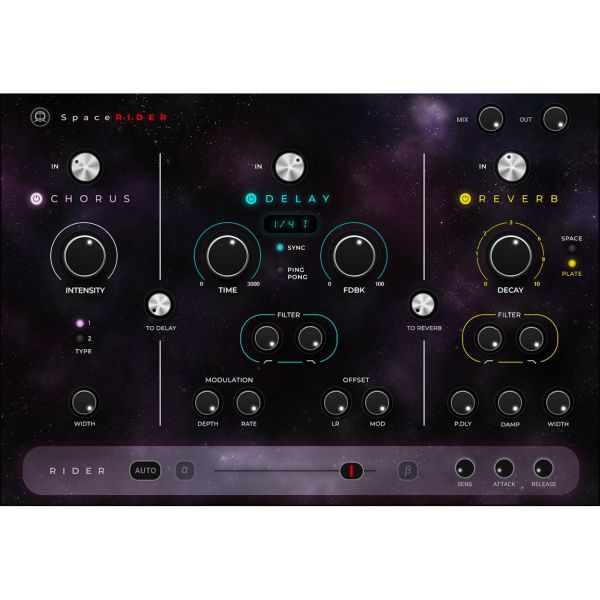 Waves Space Rider - Hall, Delay und Chorus mit dynamischer Steuerung - Download