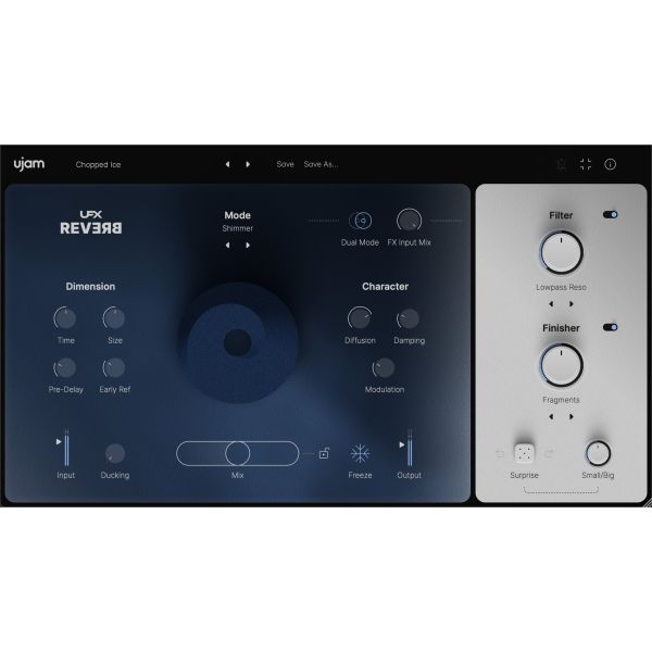 UJAM UFX REVERB 2 - Hall-Plug-in mit 20 Hallmodellen - Download