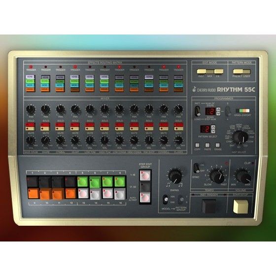 Cherry Audio KR-55C Drum Machine - Emulation der Korg-Drumcomputer KR-55A und KR-55B - Download