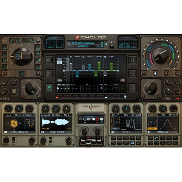 Sugar Bytes Cyclop - monophoner Bass-Synthesizer mit Wobble-Generator - Download