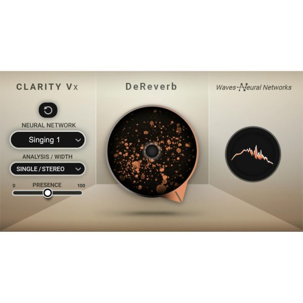 Waves Clarity Vx DeReverb - KI-Hallentfernung für Gesang und Sprache - Download