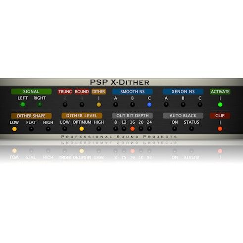 PSP X-Dither - Dither- und Noise-Shaping-Prozessor für das Mastering - Download
