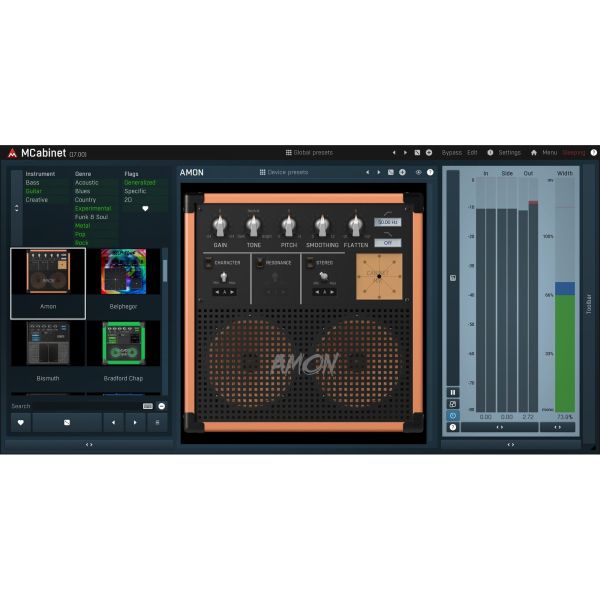 Melda MCabinet - Boxensimulator für Gitarre und Bass - Download