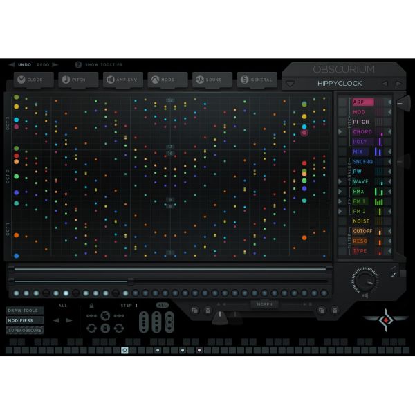 Sugar Bytes Obscurium - generativer Synthesizer mit Sequenzer - Download