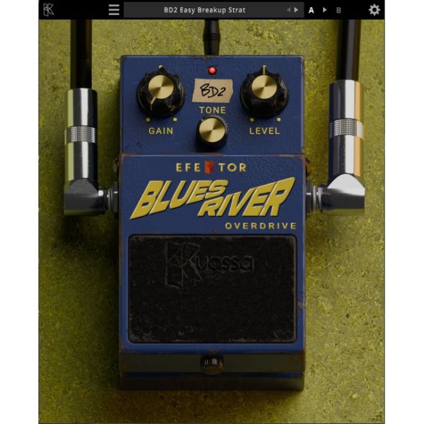 Kuassa Efektor Blues River - Overdrive mit JFET-Soft-Clipping und zehn Mods - Download
