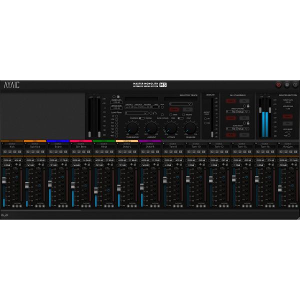 AyaicWare M3 Mixer - Mischpult-Plug-in mit automatischem Pegelabgleich über Pegelebenen - Download