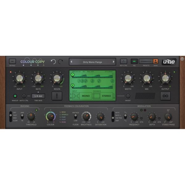 u-he Colour Copy - Delay im Stil analoger Eimerkettenspeicher - Download
