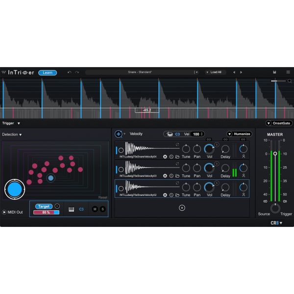 Waves InTrigger Drum Replacer - Drum-Replacer mit automatischer Treffererkennung - Download