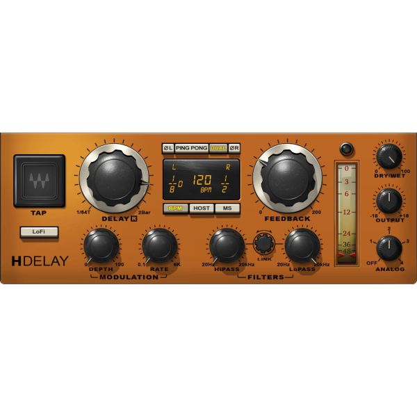 Waves H-Delay Hybrid Delay - Hybrid-Delay von Vintage bis modern - Download