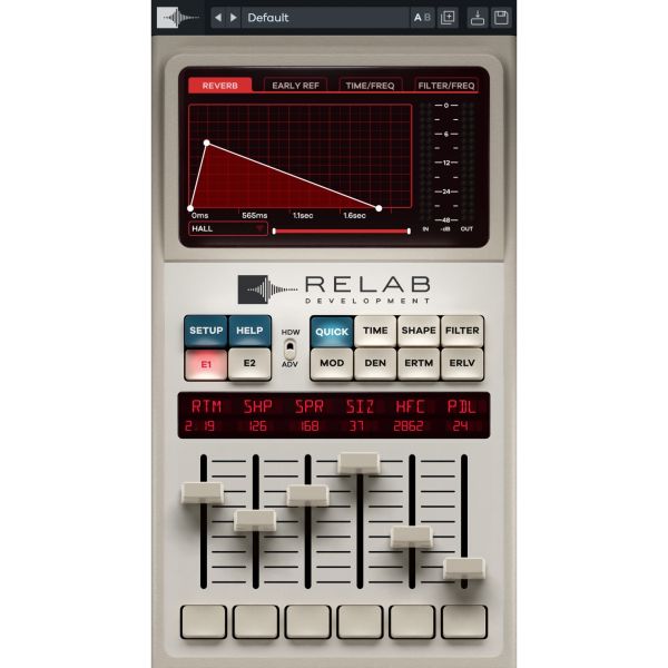 Relab LX480 Dual-Engine Reverb V4 - Dual-Engine-Hall nach dem Vorbild des Lexicon 480L - Download