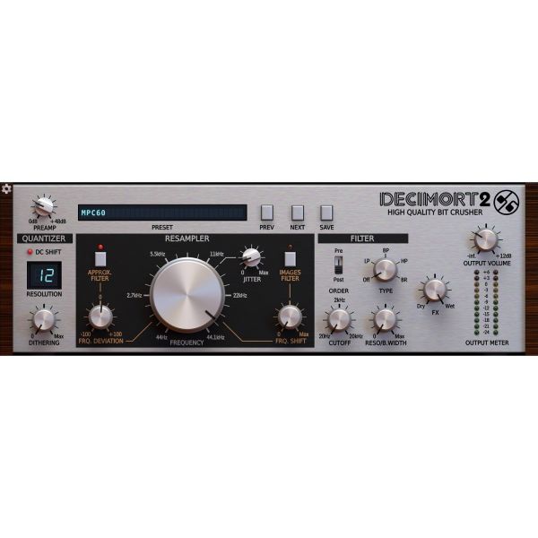 D16 Decimort 2 - Bitcrusher mit Emulation klassischer Sampler - Download