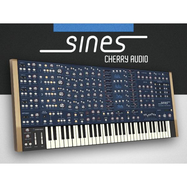 Cherry Audio Sines Synthesizer - polyphoner Synthesizer mit Sinus-Oszillatoren und Waveshaping - Download