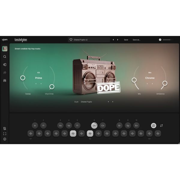 UJAM DOPE 2 - virtuelle Drum-Machine für Boom-Bap-Hip-Hop - Download