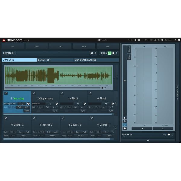 Melda MCompare - Referenz-Plug-in für Mixing und Mastering - Download