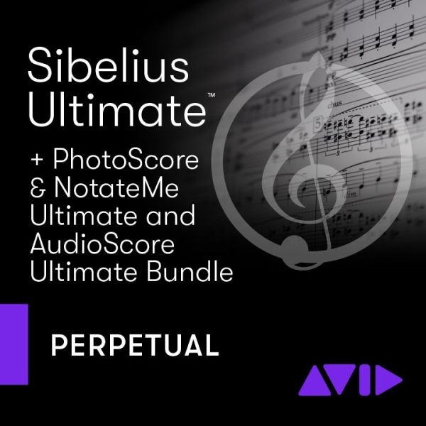 Avid Sibelius Ultimate Perpetual AScore PScore NotateMe - Dauerlizenz mit AudioScore, PhotoScore und NotateMe Ultimate - Download