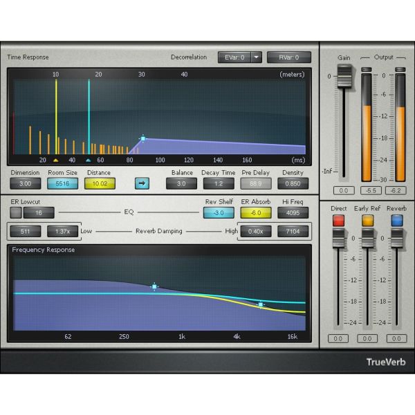 Waves TrueVerb - Hall mit Erstreflexions-Simulator - Download