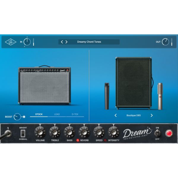 Universal Audio UAD Dream '65 Reverb Amp - amerikanischer Röhren-Gitarrenverstärker der 60er - Download