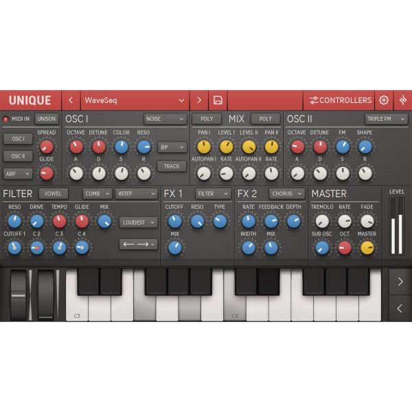 Sugar Bytes Unique - analog klingender Synthesizer mit Vokalfilter - Download