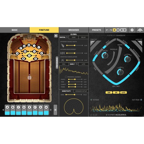 Inspired Acoustics Inspirata Immersive - Flaggschiff-Hall-Workstation mit bis zu 22.2 Kanälen - Download