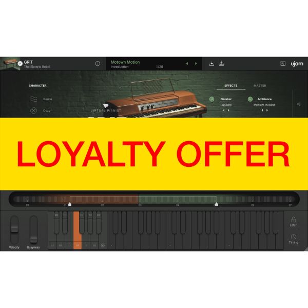 UJAM GRIT Loyalty Offer - virtueller Pianist mit Wurlitzer-E-Piano - Download