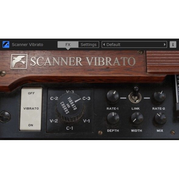 Martinic Scanner Vibrato - Vibrato- und Chorus-Plug-in nach dem Vorbild einer Tonradorgel - Download