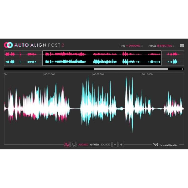 Sound Radix Auto-Align® Post 2 - dynamische Laufzeit- und Phasenkorrektur für O-Ton-Mikrofone - Download